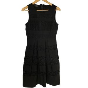 Slate & Willow Dress Lace Sleeveless Black 4